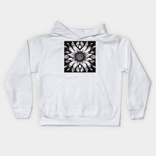 Fractal Mandala Zentangle Kids Hoodie